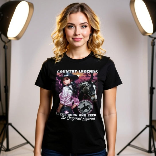 Country Legends - Heavyweight Unisex Crewneck T-shirt | Gildan® 5000