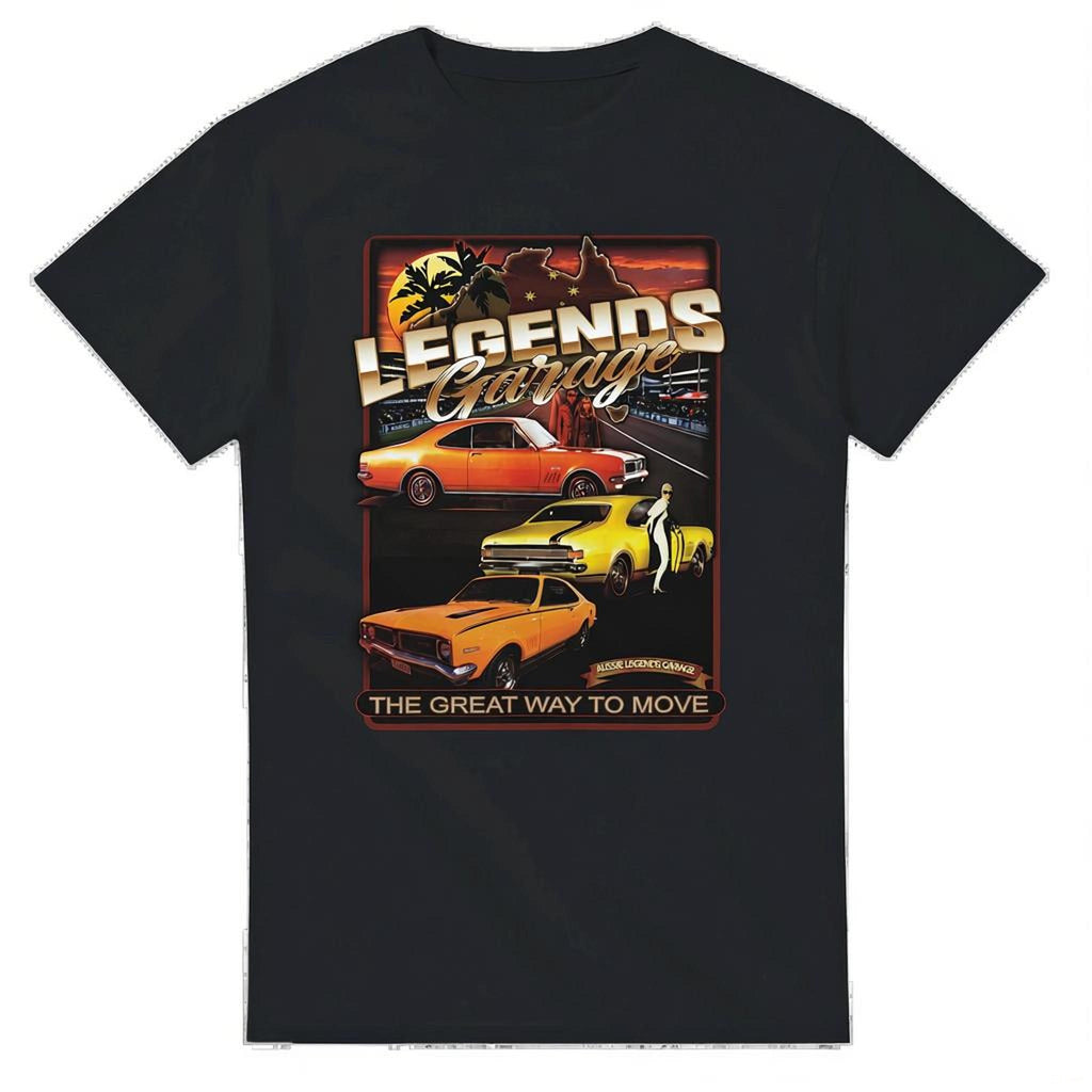 Legends Garage - HK HT HG Monaro Heavyweight Unisex Crewneck T-shirt | Gildan® 5000